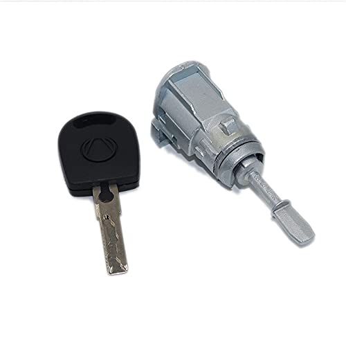 Avant Cylindre de serrure de porte & 2 Clé pour VW Golf Bora Skoda 604837167