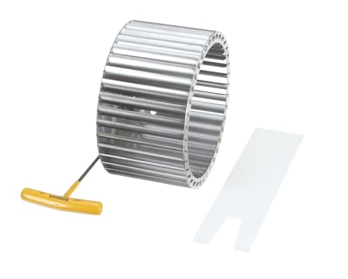 Dual Inlet Forward-Curved Blower Wheels (10-5/8 inch Diameter, 9 inch Width | 1/2 inch Bore CW Galv)