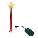 Magic Light Wand (Red - Remote Control Turns on Decorative Tree Lights - Kids/Children Can Experience True Christmas Magic - Complete with Magical Sound