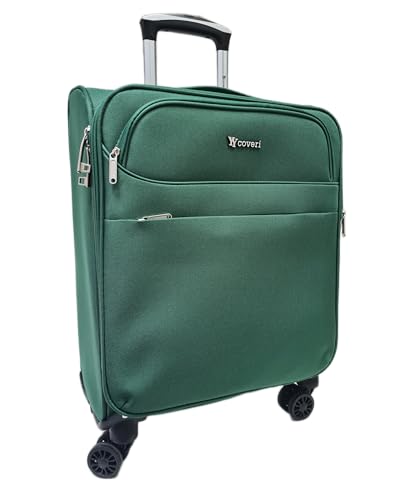 COVERI COLLECTION Trolley Morbido, bagaglio a mano 55x38x20 4 ruote,