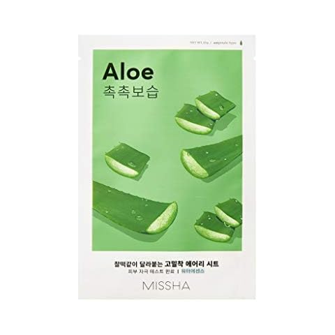 MISSHA Airy Fit Sheet Mask Aloe Vera Mask Cover