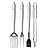 18-Inch Heavy Duty BBQ Tool Set - Extra Long Professional Grill Accessories with Spatula, Fork, Brush & Tongs - Ideal Outdoor BBQ Gift for Men