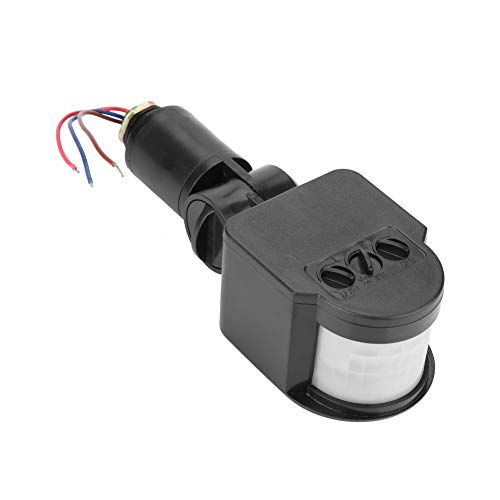 SustVita PIR-Bewegungsmelder-Sensor mit einstellbarer Aktivierungszeit und Empfindlichkeitssteuerung dient als Sicherheits-Bewegungssensor im Freien für 85-V- bis