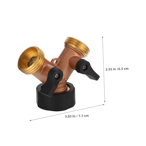 Répartiteur robinet jardin laiton voies stop fuites eau - 3