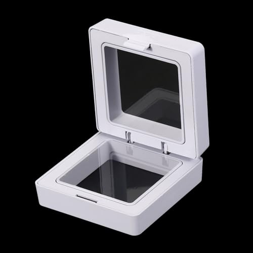 Set de 8 cajas flotantes para exhibición de monedas 3D miniatura 6