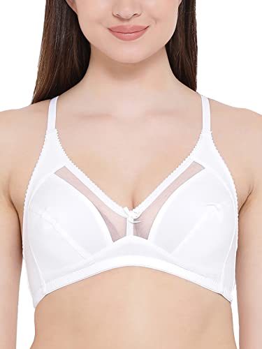 Image of Clovia Women's Cotton Non-Padded Non-Wired Full Cup Bra in Red