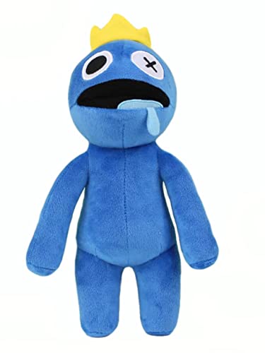 Rainbow Friends Kuscheltiere Plüschtier Blau Anime Kawaii Plush Stofftier Cute Plushies Plüschtiere Plushie Monster Püsch Plüschkissen Halloween Weihnachten Geschenke für Kinder (12 INCH)