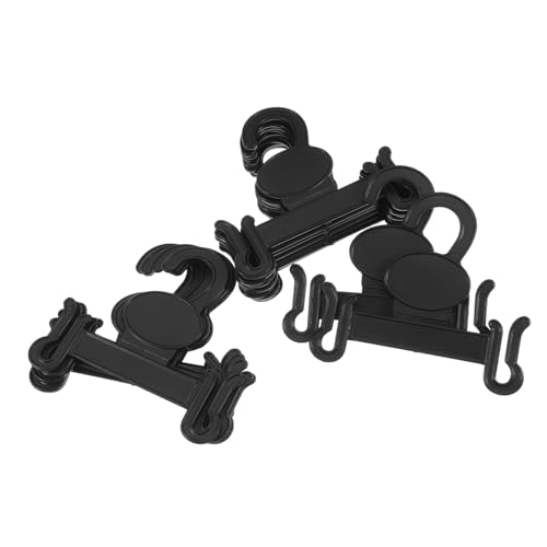 Cabilock 20 Pcs Plastic Shoe Hangers for Organizing Sandals Slippers and Footwear Space Saving Hooks for Retail Display and Home Storage