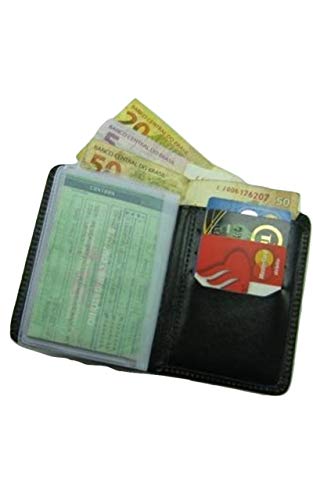 Carteira Masculina Porta Documentos Carro 100% Couro Legítimo R5