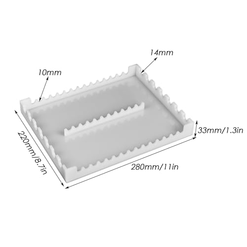 Porte-Pipettes Support Acrylique Transparent Haute Densité à 22 Logements