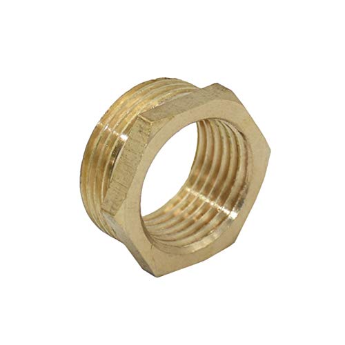 Garden Hose Quick Connect Garden 1/2 Internal Thread to 3/4 Internal Thread Conversion Reducer Joint Faucet Adapter Fitting Pipe Repair Part 1 (Color : 3I4 to 1I2)