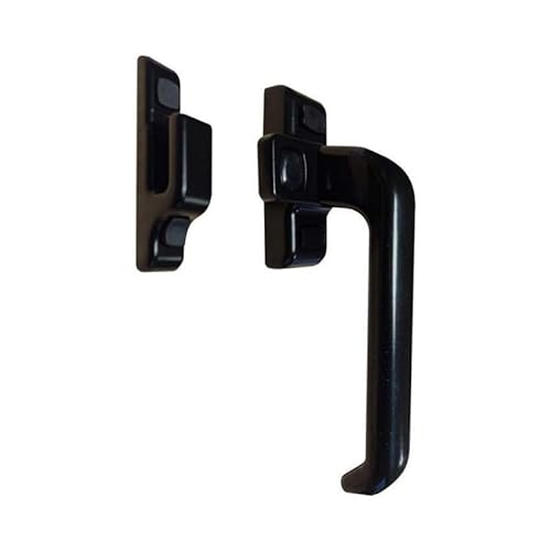 FERPASA® - Cierre Presión Mod. Star para Puertas y Cancela en Aluminio, Acabado Negro