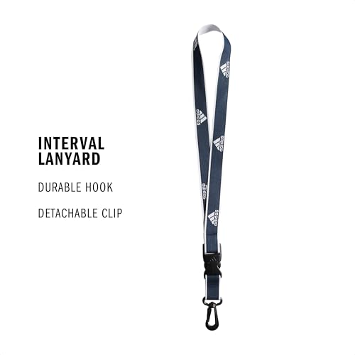 Image of adidas Unisex Adult Lanyard for Keys, ID Badge Holder, Keychain with Breakaway Buckle