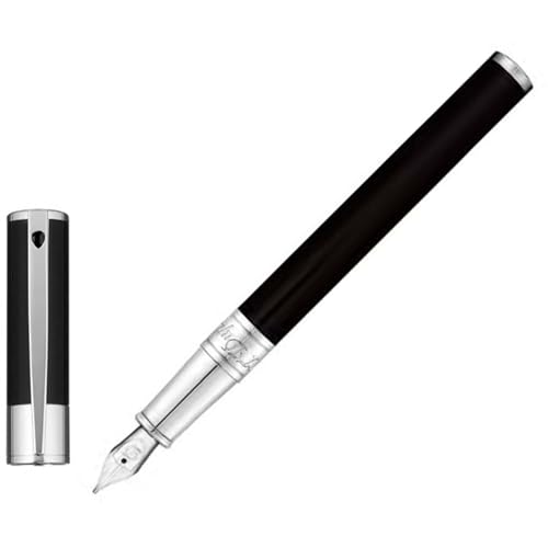 DUPONT D-Initial Pluma Noir&Chrome