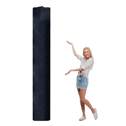 NICENEEDED 26 x 130 Inch Jumbo Rug Storage Bag, 210D Heavy Duty Black Bag Fitting Rugs up to 9 x 12 Ft