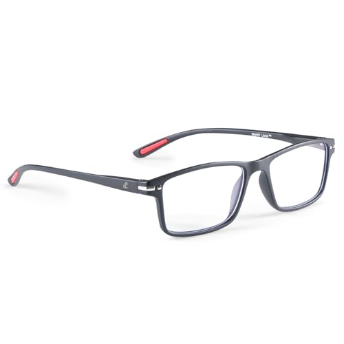 Image of AEC Zenith Rectangular Reading Glasses | Modern Frame with BlueRazr Blue Light Blocking Lenses | Sleek Unisex Readers for Men & Women