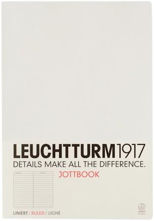 Leuchtturm 1917 Master A4 Jottbook Notebook Softcover Ruled / Lined - White