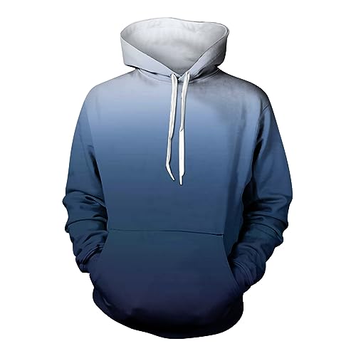 Ymosrh Men's Sweatshirts Hoodies Long Sleeve Drawstring Casual Hooded Sweatshirts Fashion Hoodies Sweatshirts, M-4XL