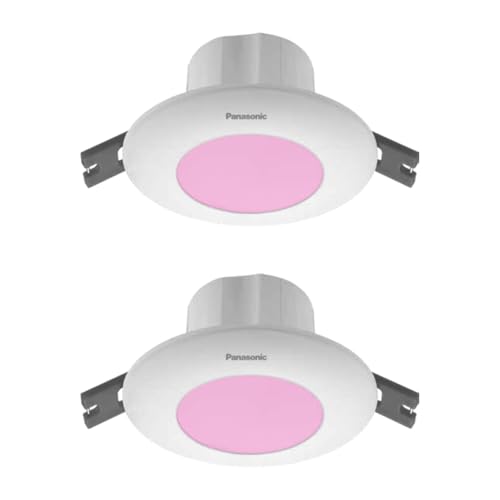 Image of Panasonic 3 Watt Deep Junction Downlighter, Round LED Junction Downlight (Pink - PDLM1603PR2-2)