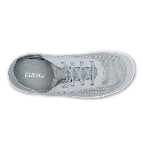 Image of OluKai Moku Pae Slip-On Men's Boat Shoes, Breathable Mesh Deck Shoes, Lightweight Water-Friendly Beach Sneakers for All-Day Comfort