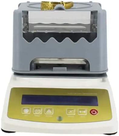 Gold Purity Analyzer Meter - Digital Precious Metal Density Tester, 0.0001g/cm³ Resolution, Karat Detector, Max Weight 1200g, MDJ-1200K for Accurate Gold Testing