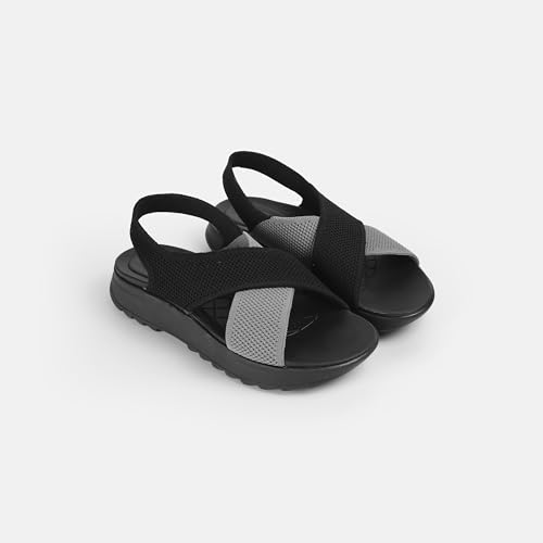 Image of Mochi Women's Breathable Mesh Crisscross Straps Sandal