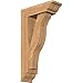 Ekena Millwork BKT0604X16X28FST01SWR Funston Traditional Smooth Bracket w/Offset Brace, Western Red Cedar