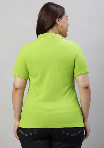 Image of Wear Your Opinion Womens Plus Size Polo Collar Neck T-Shirt Top