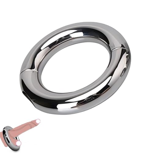 Anneau d'entraînement en acier inoxydable poli, anneau d'entraînement polyvalent pour homme, anti-stress (FRF40) (50mm)