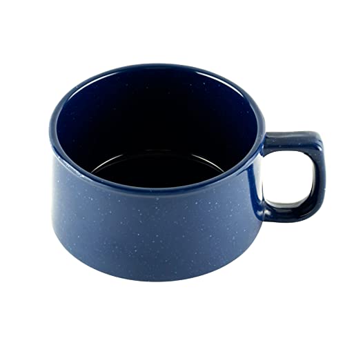 Set de 4 mugs de melamina resistentes, 11 oz, azul Texas miniatura 1