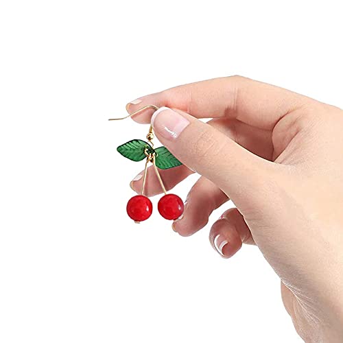 Gold Plated Sweety Fruit Charm Women Girls Dangle Earring2