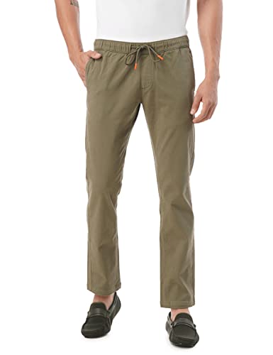 Image of FYLTR Men's Taper Fit Stretch Cotton Joggers with Elasticated Waistband & Drawstrings