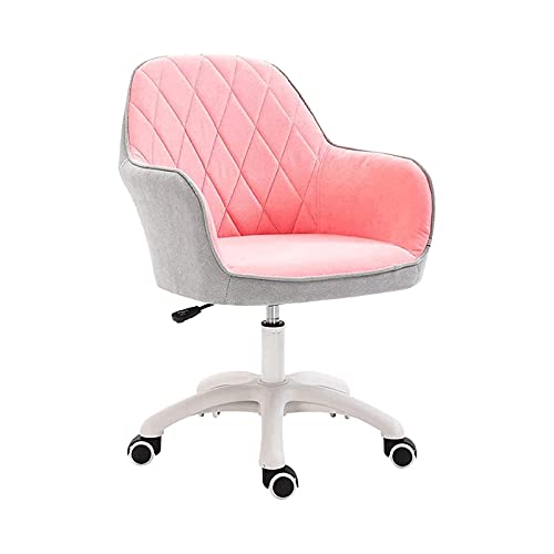 Silla Silla ergonómica con Silla de Trabajo ejecutiva giratoria rodante Oficina en el hogar Silla de Escritorio de Terciopelo para Taburete de Maquillaje