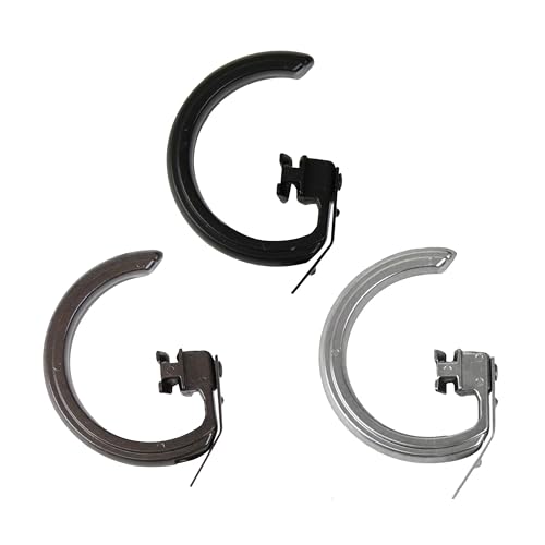 A&F Rod Decor - 10 Rings for Decorative Traverse Rods - Satin Nickel