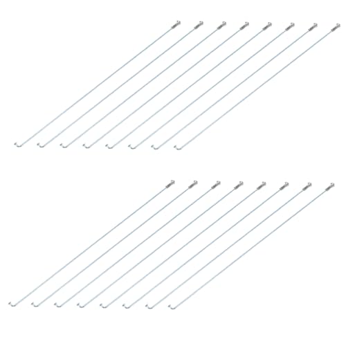 SUPVOX 36pcs Steel Bicycle Spokes J Bend Design for Mountain Road Bikes Easy Installation Versatile Compatibility Durable Repair Parts for Enhanced Riding Experience