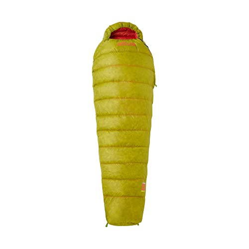 Andes 400D H30 | Temperatura -8 a +10ºC | Saco de Dormir | Golden Lima | Forma de Momia | Pluma | Montaña | Camping | Excursiones | Adultos | Unisex | para Hombre y Mujer