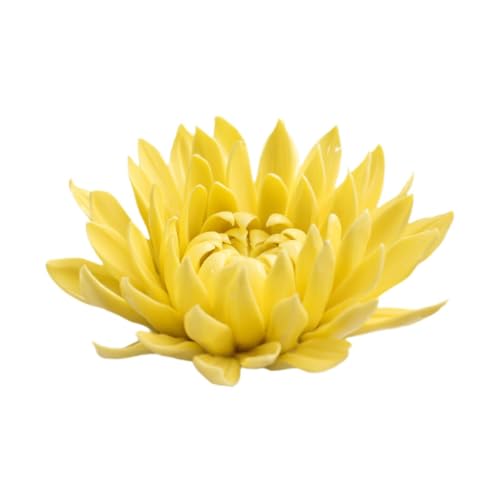 Porte-encens de lys blanc artisanal statuette fleur decoration interieure
