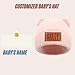 Personalized Name Newborn Beanie Hat, Custom Warm Newborn Hats, Personalized Winter Knit Pink Hats for Infant Baby