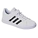 adidas Unisex Grand Court Sneaker, Black/White, 12.5K M US Little Kid