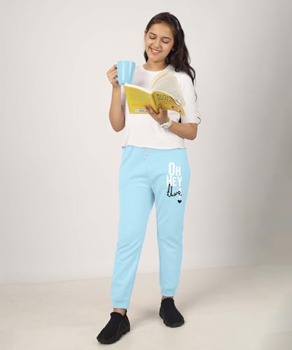 Image of KYDA Kids Girls Loose Mid Rise Cottonblend Printed Track Pants (Pack of 1)