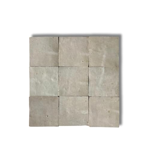 DYARI Authentic Moroccan Zellige Ceramic Tiles – 4x4 Inch –
