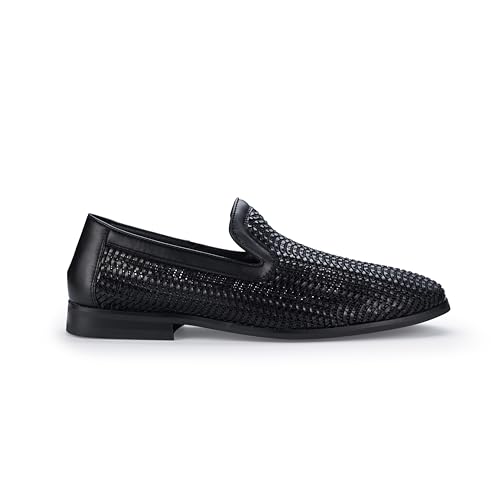 Image of Ferro Aldo Men's Dress Loafer Collection | Modern & Classic Slip-On Styles | Available in Suede, Woven, and Wholecut