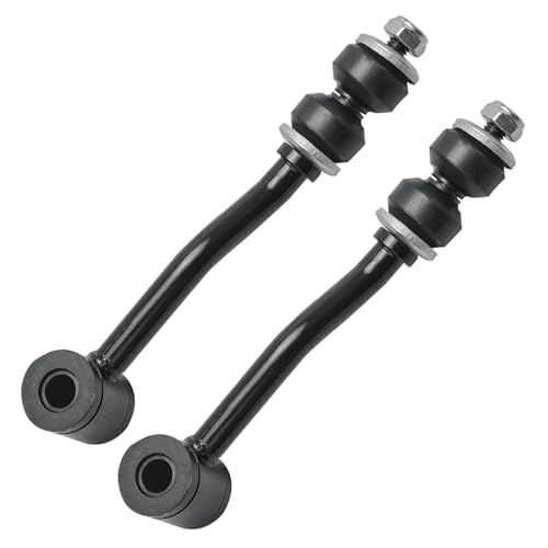 Image of Detroit Axle - Front End 17pc Suspension Kit for 1991-1999 Jeep Cherokee Comanche, Lower & Upper Control Arms Ball Joints Sway Bars Outer Tie Rods Adjusting Sleeves Track Bar Replacement