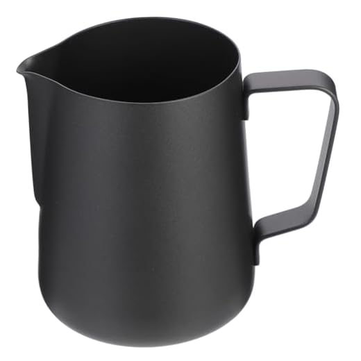 MAGICLULU Taza De Acero Inoxidable Crema Espresso Wdt Jarra De Crema Jarra De Leche Taza Espumador De Leche Taza Vertedor De Azúcar Jarra De Arte Latte Jarra De Leche Caño De