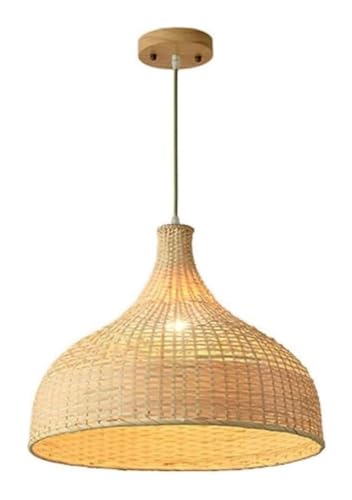 Lustre en rotin pour table à manger et cuisine ambiance ferme côtière
