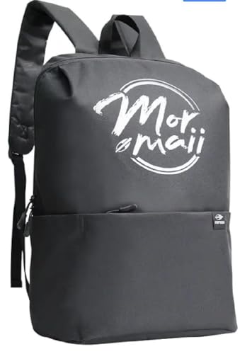 Mormaii Mochila Casual preto, 20 Litros, Alças Acolchoadas Ajustáveis, Zíperes Bidirecionais, Compartimento Interno, 43x28x15cm (2724)