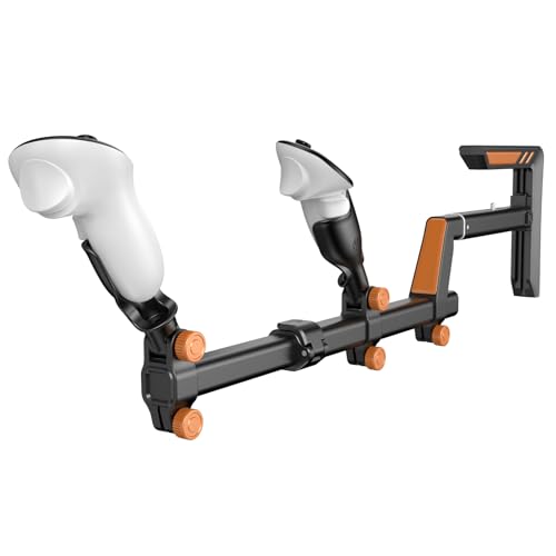 VR Gun Stock for Meta Quest 3 & Quest 2 | Quick-Swap Mounts for Left & Right Handed Players | Fully Adjustable FPS Gaming Rifle Accessory with Sling for Ultimate Stability