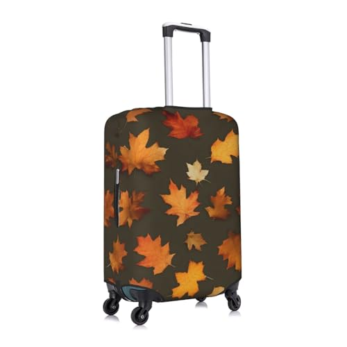 BREAUX Autumn Camoflauge print Trolley Suitcase Protective Cover Luggage Protective Cover Unique Double Sided Pattern2