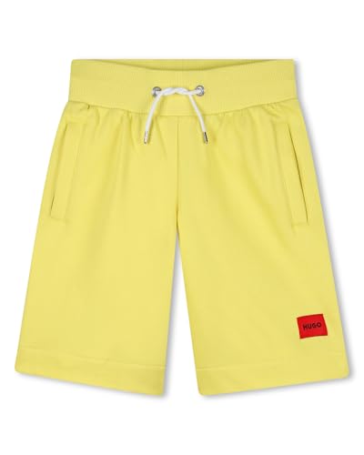 Pantalones cortos para niño Hugo en color amarillo ideal para que juegue cómodo a los 4 años