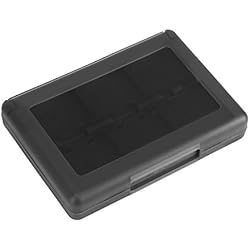 Leftwei Caja de Tarjeta de Memoria de Juego, 28 en 1 PP Caja de Almacenamiento de Cartucho de Soporte de Caja de Tarjeta de Juego de plástico para Nintendo 3DS DSL DSI LL(Negro)
